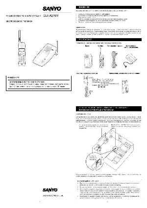 User manual Sanyo CLT-A270  ― Manual-Shop.ru