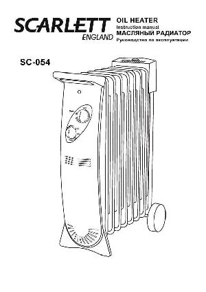 Инструкция Scarlett SC-054  ― Manual-Shop.ru