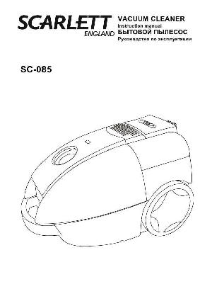 Инструкция Scarlett SC-085  ― Manual-Shop.ru