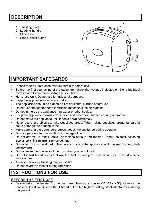 User manual Scarlett SC-113 