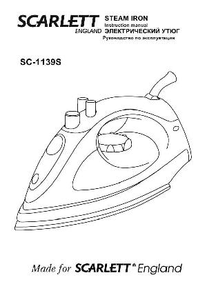 Инструкция Scarlett SC-1139s  ― Manual-Shop.ru