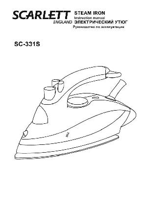 User manual Scarlett SC-331S  ― Manual-Shop.ru