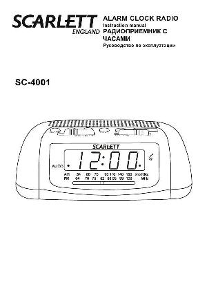 Инструкция Scarlett SC-4001  ― Manual-Shop.ru