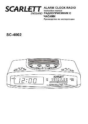 Инструкция Scarlett SC-4002  ― Manual-Shop.ru