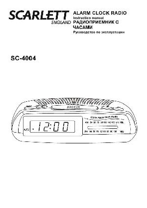 User manual Scarlett SC-4004  ― Manual-Shop.ru