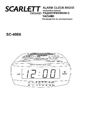 Инструкция Scarlett SC-4008  ― Manual-Shop.ru