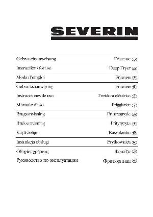 Инструкция SEVERIN FR-2419  ― Manual-Shop.ru