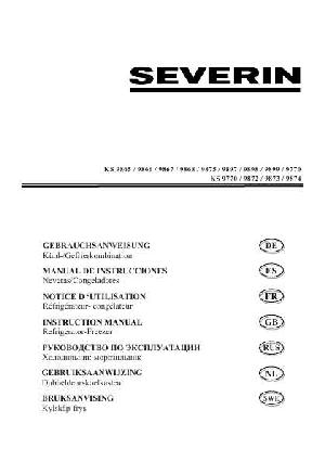 User manual SEVERIN KS-9776  ― Manual-Shop.ru