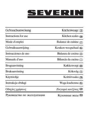 User manual SEVERIN KW-3667  ― Manual-Shop.ru