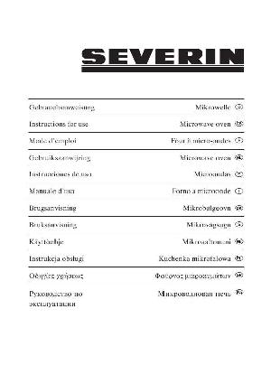 Инструкция SEVERIN MW-7838  ― Manual-Shop.ru