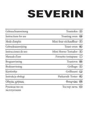 Инструкция SEVERIN TO-2052  ― Manual-Shop.ru