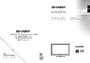 User manual Sharp LC-22DV510E  ― Manual-Shop.ru