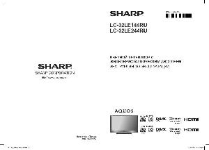 User manual Sharp LC-32LE244RU  ― Manual-Shop.ru
