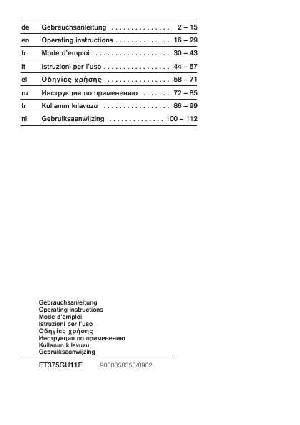 User manual Siemens ET-375GU11E  ― Manual-Shop.ru