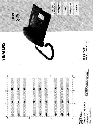 User manual Siemens Euroset 825  ― Manual-Shop.ru