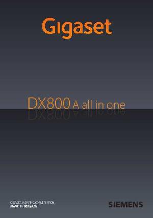 Инструкция Siemens Gigaset DX800A  ― Manual-Shop.ru