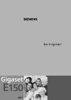 Инструкция Siemens Gigaset E150  ― Manual-Shop.ru