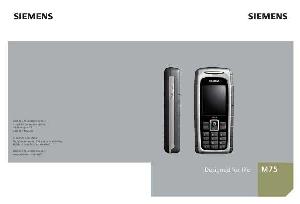 User manual Siemens M75  ― Manual-Shop.ru