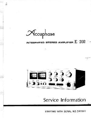 Сервисная инструкция Accuphase E-202 ― Manual-Shop.ru
