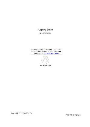 Сервисная инструкция Acer Aspire 2000 Series ― Manual-Shop.ru