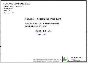 Schematic Acer Aspire 9100 COMPAL LA-2351 EDL70 71 ― Manual-Shop.ru