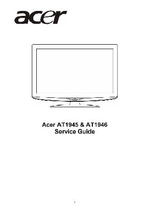 Сервисная инструкция Acer AT1945, AT1946 ― Manual-Shop.ru