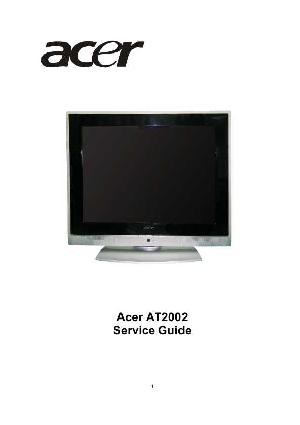 Сервисная инструкция Acer AT2002 ― Manual-Shop.ru