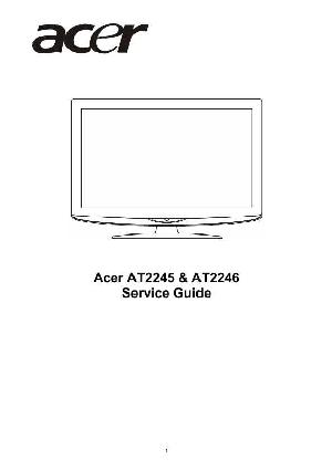 Сервисная инструкция Acer AT2245, AT2246 ― Manual-Shop.ru