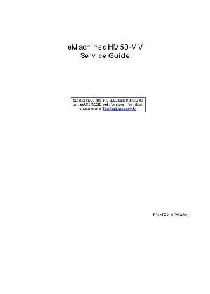 Service manual Acer eMachines E525, E725, HM50-MV  ― Manual-Shop.ru