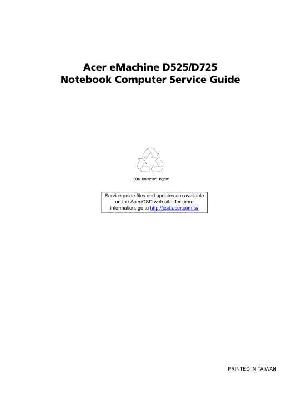 Сервисная инструкция Acer eMachines, D725, D525 ― Manual-Shop.ru