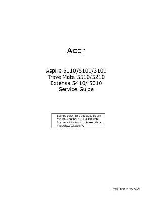 Сервисная инструкция Acer EXTENSA 5010, 5410  ― Manual-Shop.ru