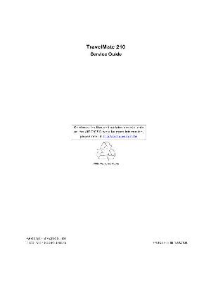 Сервисная инструкция Acer TravelMate 210 S ― Manual-Shop.ru