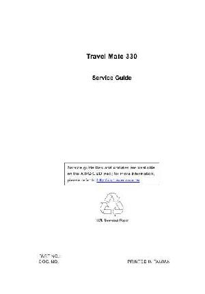 Service manual Acer TravelMate 330 S ― Manual-Shop.ru
