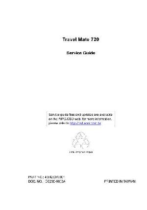 Service manual Acer TravelMate 720 S ― Manual-Shop.ru