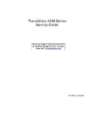 Service manual Acer Travelmate 4330, 4330G  ― Manual-Shop.ru