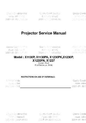 Service manual Acer X1130, X1230, X1230S, X1235, X1230K ― Manual-Shop.ru