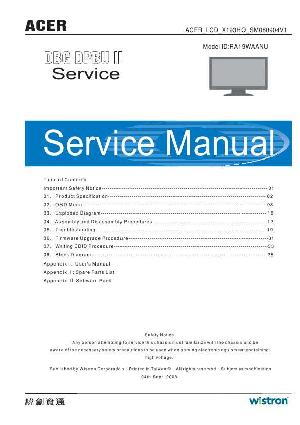 Service manual Acer X193HQ ― Manual-Shop.ru
