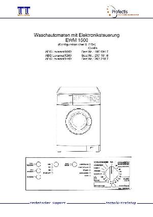 Сервисная инструкция Aeg LAVAMAT-1040, 1240, 1440 ― Manual-Shop.ru