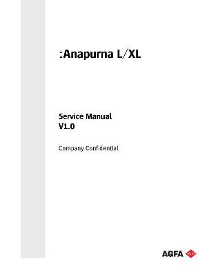 Service manual Agfa ANAPURNA-L, XL ― Manual-Shop.ru