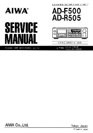 Service manual Aiwa AD-F500, AD-R505 ― Manual-Shop.ru