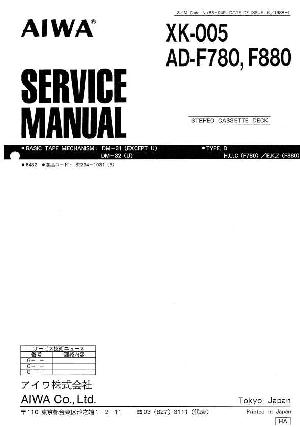 Service manual AIWA AD-F780, AD-F880 ― Manual-Shop.ru