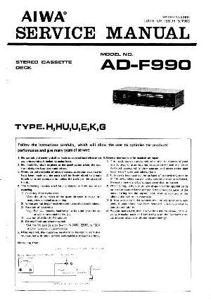 Service manual Aiwa AD-F990 ― Manual-Shop.ru