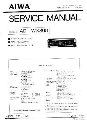 Service manual Aiwa AD-WX808 ― Manual-Shop.ru