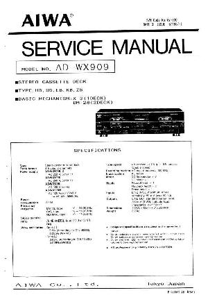 Service manual Aiwa AD-WX909 ― Manual-Shop.ru