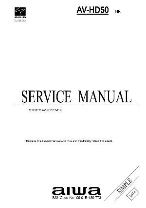 Service manual Aiwa AV-HD50 ― Manual-Shop.ru