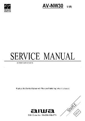 Service manual Aiwa AV-NW30 ― Manual-Shop.ru