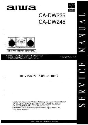 Service manual Aiwa CA-DW235, CA-DW245 ― Manual-Shop.ru