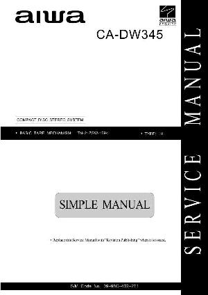 Service manual Aiwa CA-DW345 ― Manual-Shop.ru