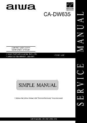 Service manual Aiwa CA-DW635 ― Manual-Shop.ru