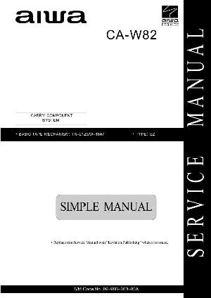 Service manual Aiwa CA-W82 ― Manual-Shop.ru